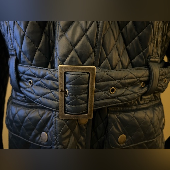 Barbour International Womens Blue Grindleford Quilted jacket. Size 14 like new - Picture 2 of 10